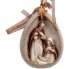 Clayre & Eef 6PR5402 Decoratieve Kerstgroep Hanger 8x4x11 cm
