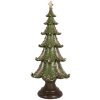 Clayre & Eef 6PR5403 Kerstboom Decoratie Ø 18x41 cm Groen & Bruin