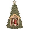 Clayre & Eef 6PR5404 Decoratieve Kerstboom met LED 15x24 cm
