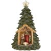 Clayre & Eef 6PR5404 Decoratieve Kerstboom met LED 15x24 cm