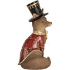 Clayre & Eef 6PR5637 Decoratie Vos 9x8x17 cm Bruin Rood