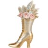 Clayre & Eef 6PR5638 Decoratieschoen 14x7x22 cm Goudkleur