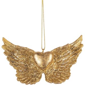 Clayre & Eef 6PR5640 Decoratiehanger Vleugels 10x2x7...