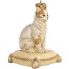 Clayre & Eef 6PR5644 Spaarpot Kat Beige 13x13x20 cm