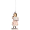 Clayre & Eef 6PR5654 Decoratiehanger Kind Roze 5x5x11 cm