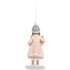 Clayre & Eef 6PR5654 Decoratiehanger Kind Roze 5x5x11 cm