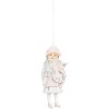 Clayre & Eef 6PR5659 Decoratiehanger Kind Roze 5x4x11 cm