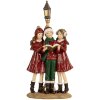 Clayre & Eef 6PR5681 Kerstkoor 14x9x28 cm Rood en Groen