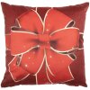 Clayre & Eef KT021.435 Kussensloop 45x45 cm Rood Goudkleurig
