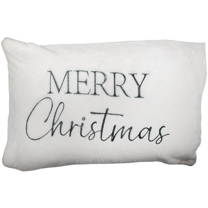 Clayre & Eef KT036.055 Kussensloop 35x50 cm Wit-Groen