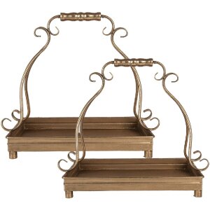 Clayre & Eef 66284 Decoratieve Schalen 2-delig...