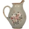 Clayre & Eef 6CE2234S Decoratieve Kan 16x12x19 cm Grijs