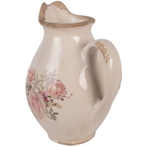 Clayre & Eef 6CE2236S Decoratieve Kan Beige Roze...