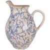 Clayre & Eef 6CE2238M Decoratieve Kan 21x16x24 cm Beige-Blauw