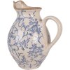 Clayre & Eef 6CE2238M Decoratieve Kan 21x16x24 cm Beige-Blauw