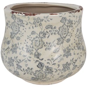 Clayre & Eef 6CE2240M Plantenpot Ø 18x15 cm...