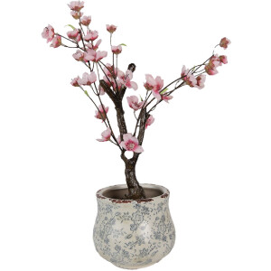 Clayre & Eef 6CE2240S Bloempot Ø 15x13 cm...