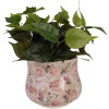 Clayre & Eef 6CE2241L bloempot Ø 21x17 cm Beige Rosa