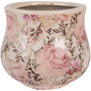 Clayre & Eef 6CE2241S Bloempot Ø 15x13 cm...