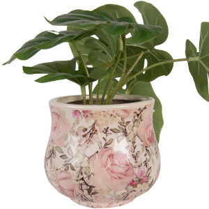 Clayre & Eef 6CE2241S Bloempot Ø 15x13 cm...