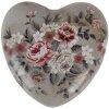 Clayre & Eef 6CE2242L Decoratie Hart 11x11x4 cm Grijs en Roze