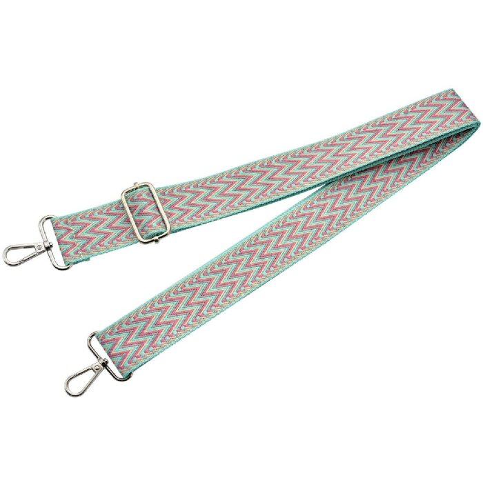 Juleeze JZBS0013 Tasriem 4x140 cm Blauw Roze