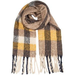 Juleeze JZSC0838Y Sjaal 50x210 cm geel