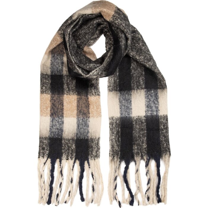 Juleeze JZSC0838Z Sjaal 50x210 cm zwart