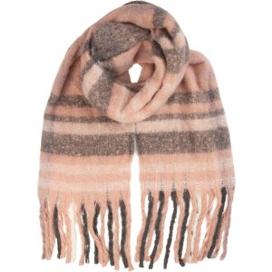 Juleeze JZSC0850 Sjaal 50x180 cm roze en grijs