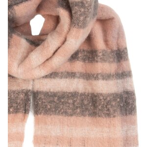 Juleeze JZSC0850 Sjaal 50x180 cm roze en grijs