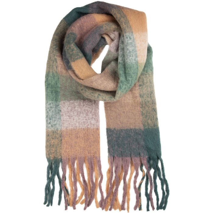 Juleeze JZSC0856GR Sjaal 38x200 cm groen