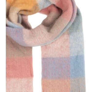 Juleeze JZSC0856P Sjaal 38x200 cm roze en blauw