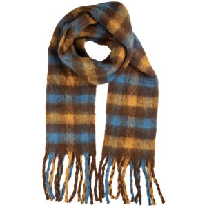 Juleeze JZSC0858 Sjaal 38x190 cm Geel-Bruin