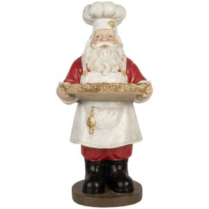Clayre & Eef 5PR0183 Decoratie Kerstman 40x39x81 cm