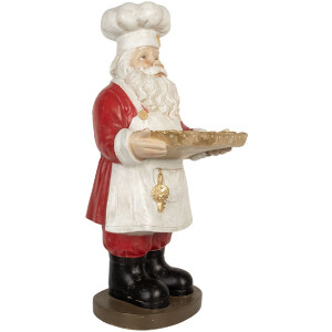 Clayre & Eef 5PR0183 Decoratie Kerstman 40x39x81 cm