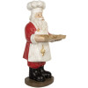 Clayre & Eef 5PR0183 Decoratie Kerstman 40x39x81 cm