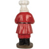 Clayre & Eef 5PR0183 Decoratie Kerstman 40x39x81 cm