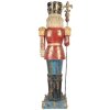 Clayre & Eef 5PR0187 Decoratie Notenkraker 31x23x99 cm Blauw en Rood