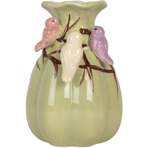 Clayre & Eef 6CE2314 Vaas Ø 10x14 cm Groen en...