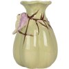 Clayre & Eef 6CE2314 Vaas Ø 10x14 cm Groen en Roze