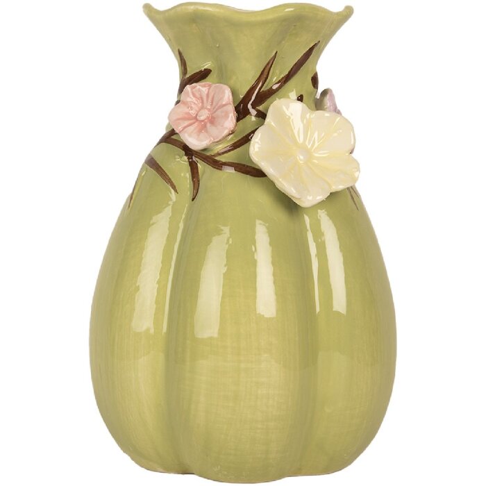 Clayre & Eef 6CE2315 Vaas Ø 14x21 cm Keramiek