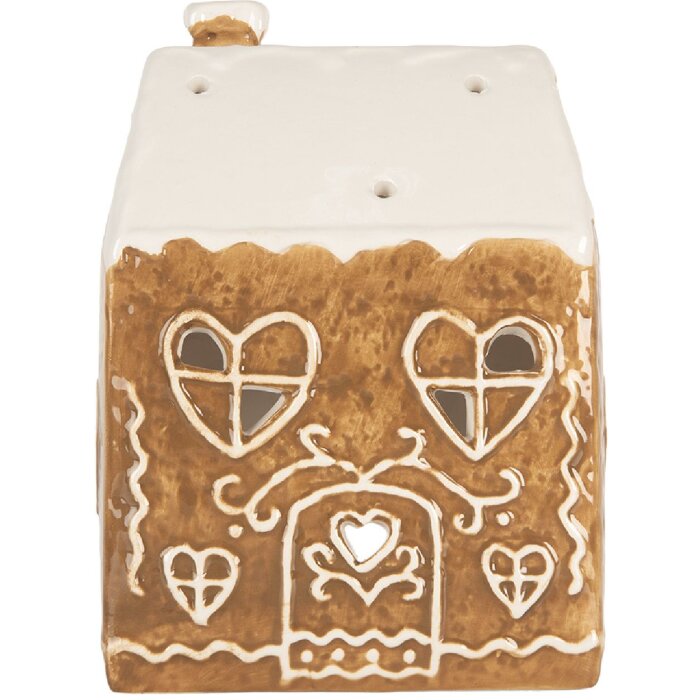 Clayre & Eef 6CE2323 Kandelaar Huis 12x7x16 cm