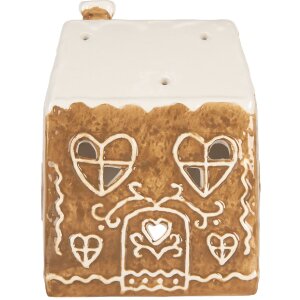 Clayre & Eef 6CE2323 Kandelaar Huis 12x7x16 cm