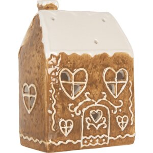 Clayre & Eef 6CE2323 Kandelaar Huis 12x7x16 cm