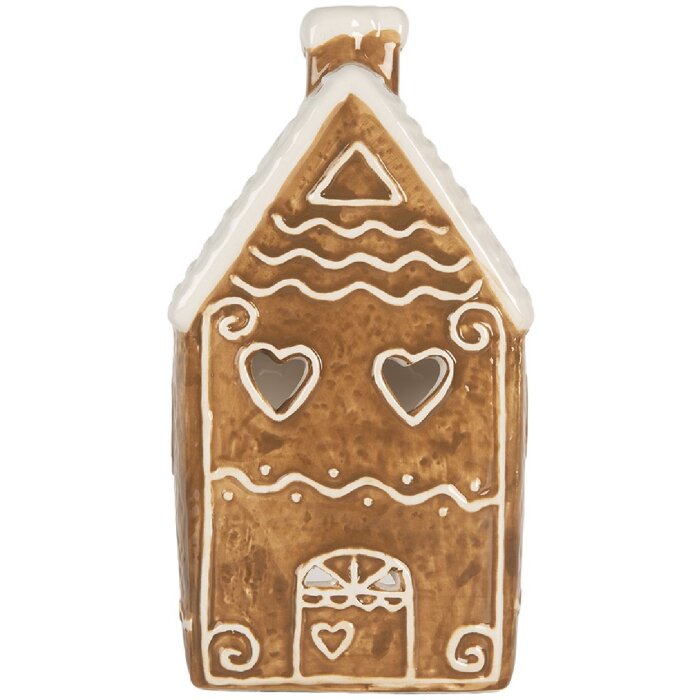 Clayre & Eef 6CE2324 Kandelaar Huis 11x9x21 cm