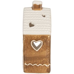 Clayre & Eef 6CE2324 Kandelaar Huis 11x9x21 cm