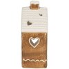 Clayre & Eef 6CE2324 Kandelaar Huis 11x9x21 cm