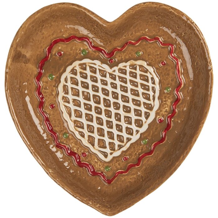 Clayre & Eef 6CE2325 Klein Bord 17x17x3 cm