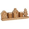 Clayre & Eef 6CE2327 Kandelaar Huizen 21x4x8 cm