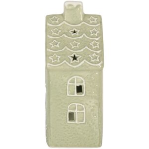 Clayre & Eef 6CE2328 Kandelaar Huis 11x9x21 cm